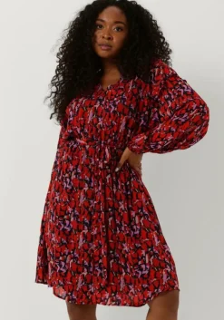 CIRCLE OF TRUST rode mini jurk evie dress>DAMES Jurken