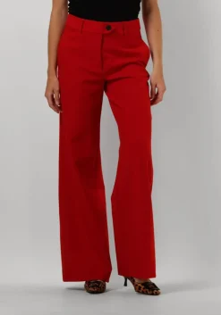 CO'COUTURE rode co'couture pantalon vola long wide pant>DAMES Co-Ord Sets|Broeken