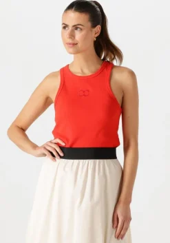 CO'COUTURE rode co'couture top saharacc embroidery tank top>DAMES Tops & T-Shirts