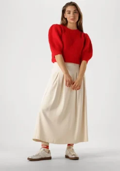 rode co'couture trui coralie bow rib knit