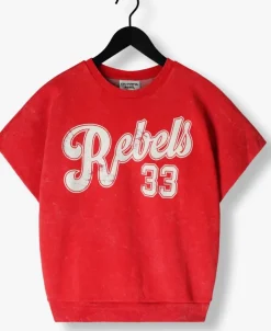 rode colourful rebel top rebels 33 acid wash drppd shldr sweat ss