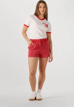 COLOURFUL REBEL rode t-shirt logo wave ringer boxy tee>DAMES Tops & T-Shirts