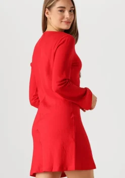 rode envii mini jurk enelba ls dress 7195