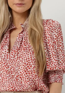 EST'SEVEN rode est'seven blouses est'elise blouse><noscript><img width=