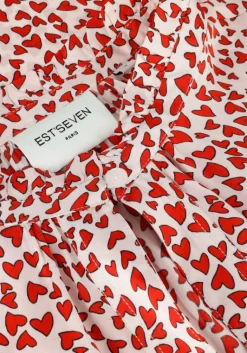 EST'SEVEN rode est'seven blouses est'elise blouse><noscript><img width=