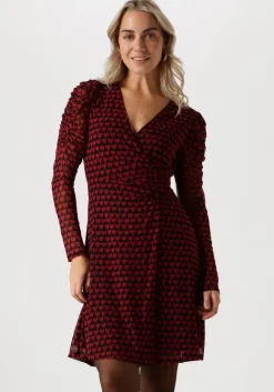 FABIENNE CHAPOT rode mini jurk flake dress>DAMES Jurken