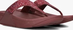FITFLOP rode teenslippers je3>DAMES Slippers