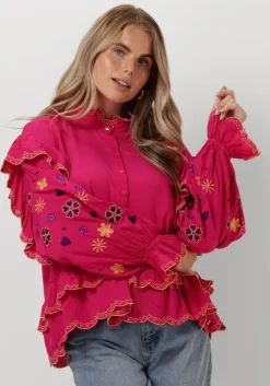 HARPER & YVE rode blouses joan-ls>DAMES Blouses