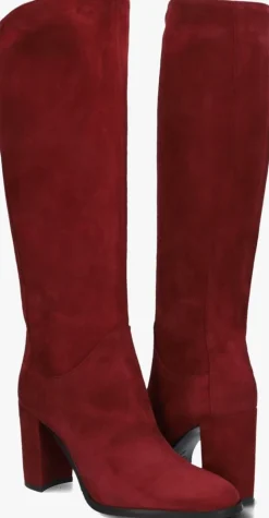 LINA LOCCHI rode hoge laarzen ar 140><noscript><img width=