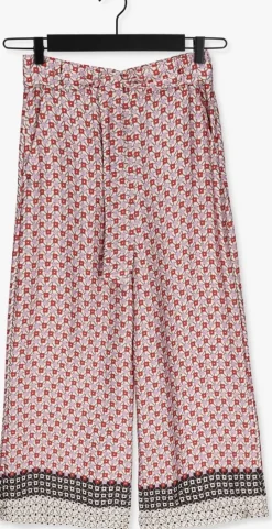 rode liu jo wijde broek pant.ts nav lungo