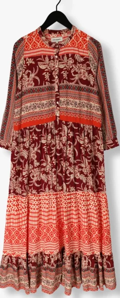 LOLLYS LAUNDRY rode maxi jurk neell maxi dress ls><noscript><img width=