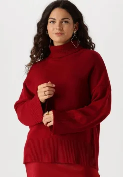 MY ESSENTIAL WARDROBE rode trui huximw knit rollneck>DAMES Truien & Vesten