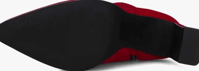 NOTRE-V rode enkellaarsjes 18739>DAMES Enkellaarsjes