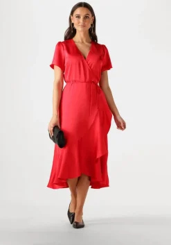 NOTRE-V rode midi jurk nv-frida><noscript><img width=