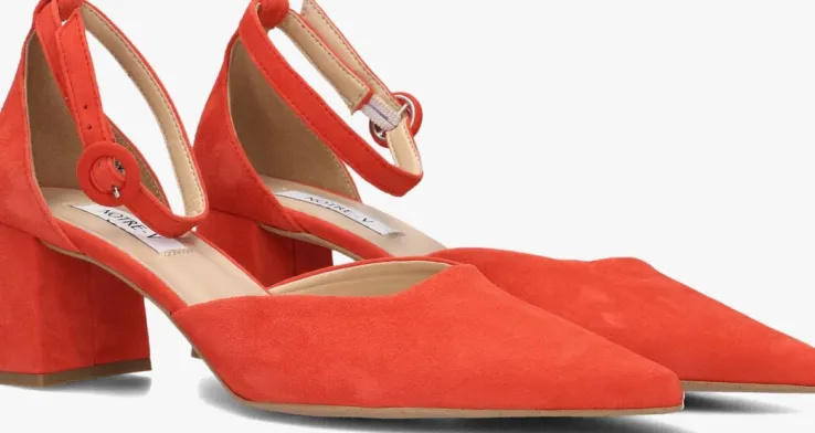 rode notre-v sandalen met hak 35518
