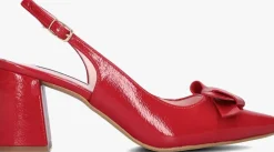 NOTRE-V rode slingbacks 2621cl>DAMES Hakken|Slingbacks