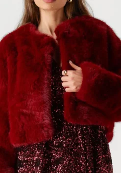 OMODA ATELIER rode faux fur jas x iris - imre><noscript><img width=