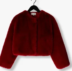 OMODA ATELIER rode faux fur jas x iris - imre><noscript><img width=