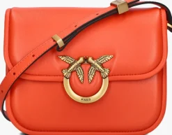 PINKO rode schoudertas love box bag>DAMES Schoudertassen