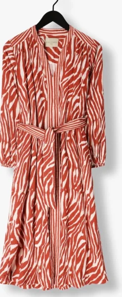 STELLA FOREST rode midi jurk e24ro053><noscript><img width=