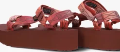 TEVA rode platte sandalen flatform univeral sunscape><noscript><img width=