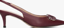 TWINSET MILANO rode slingbacks 252tcp030>DAMES Hakken