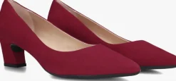 UNISA rode pumps jasul>DAMES Hakken