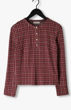 VANILIA rode tartan tweed longsleeve><noscript><img width=