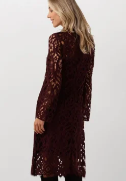 VANILIA rode midi jurk lace midi dress><noscript><img width=