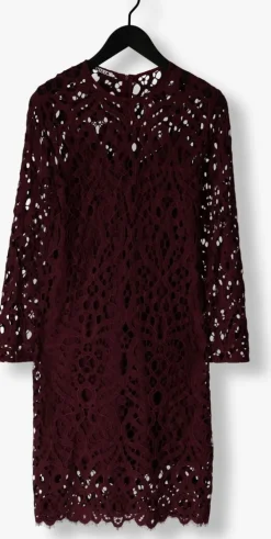 VANILIA rode midi jurk lace midi dress><noscript><img width=