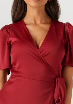 Y.A.S. rode midi jurk yasthea 2/4 midi wrap dress s.><noscript><img width=