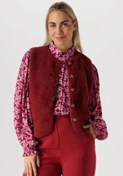 YDENCE rode gilet gilet evelynn>DAMES Gilets|Blazers