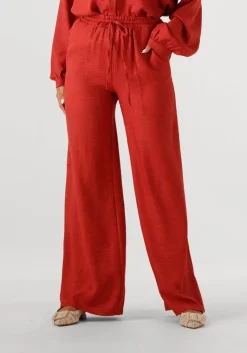 YDENCE rode wijde broek pants marielle>DAMES Co-Ord Sets|Broeken