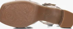roségouden gabor sandalen met hak 953
