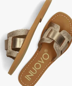 INUOVO roségouden slippers b08011><noscript><img width=