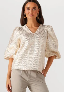 roségouden nukus top mirthe top shiny