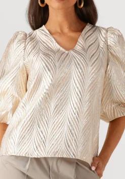 roségouden nukus top mirthe top shiny