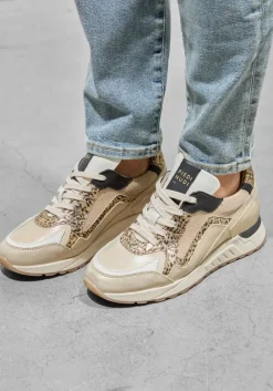 PIEDI NUDI roségouden lage sneakers selva 17.46><noscript><img width=