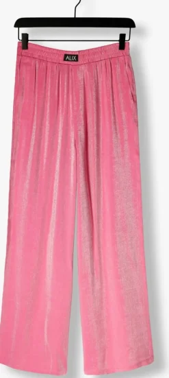 ALIX THE LABEL pantalon ladies woven shine wide leg pants><noscript><img width=