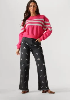 ALIX THE LABEL sweater ladies knitted cropped sweater>DAMES Truien & Vesten