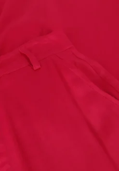 roze alix the label wijde broek ladies woven satin pants