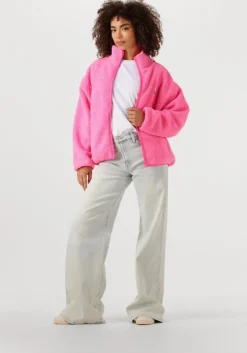 roze american vintage faux fur jas hoktown woman