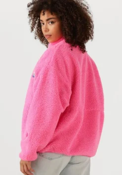 roze american vintage faux fur jas hoktown woman