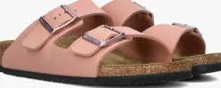 roze birkenstock slippers arizona