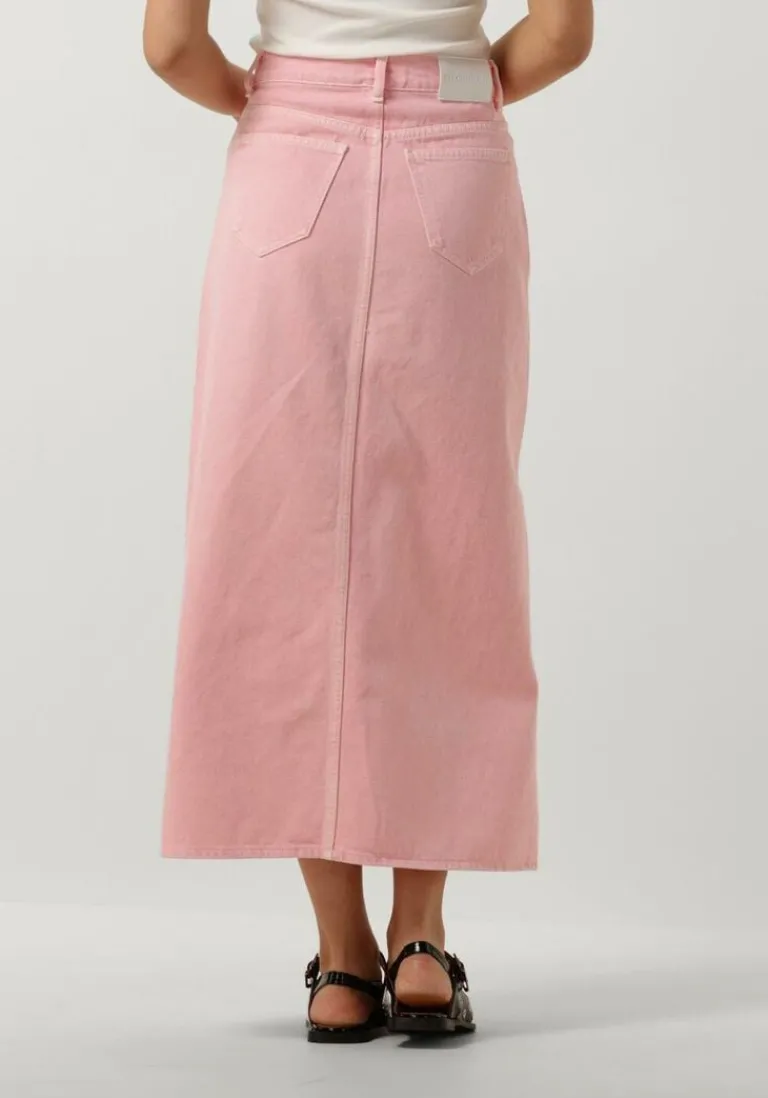 CO'COUTURE co'couture midirok vika dye slit skirt>DAMES Rokken