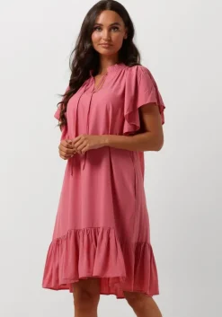 roze co'couture mini jurk tora frill dress