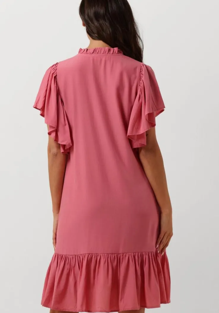 roze co'couture mini jurk tora frill dress