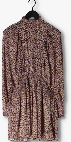 roze co'couture mini jurk nadia pleat dress