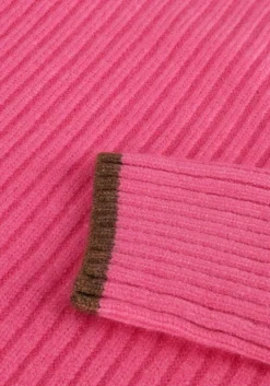 roze co'couture trui row puff rib knit