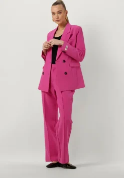 COLOURFUL REBEL pantalon rus uni straight pants>DAMES Broeken